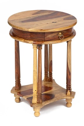 Кофейный столик Бомбей - 1149  палисандр, 45*45*60, натуральный (natural) арт.10049 в Шадринске - изображение