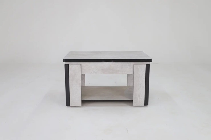 Складной стол-трансформер Дэнс, цемент светлый в Шадринске - изображение 1
