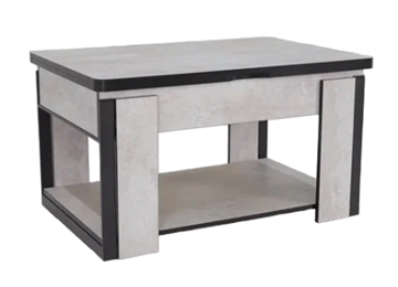 Складной стол-трансформер Дэнс, цемент светлый в Шадринске - предосмотр
