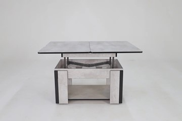 Складной стол-трансформер Дэнс, цемент светлый в Шадринске - предосмотр 4