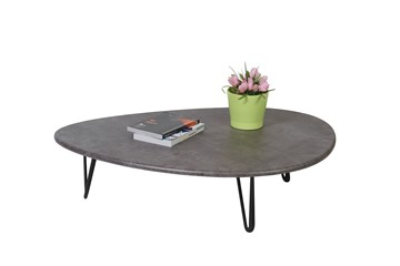 Журнальный столик Дадли, серый бетон в Кургане