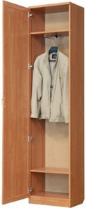 Распашной шкаф 107 с выдвижной штангой, цвет Дуб Сонома в Шадринске - предосмотр 1