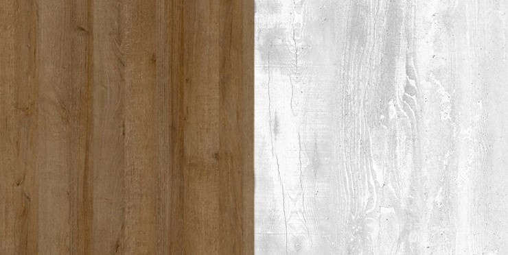 Шкаф угловой Пайн, ПП6, Дуб Крафт/Бетон Пайн в Шадринске - изображение 2