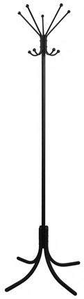 Вешалка напольная КР-10Л, цвет черный в Шадринске - изображение