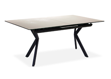 Кухонный раскладной стол Бордо 1CX 140х85 (Oxide Avorio/Графит) в Кургане