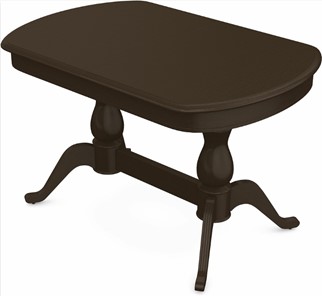 Обеденный раздвижной стол Фабрицио-2 исп. Мыло 1600, Тон 7 (Морилка/Эмаль) в Кургане
