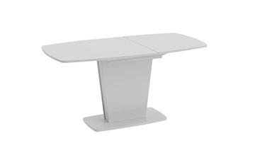 Стол раздвижной Честер тип 2, цвет Белый/Стекло белый глянец в Шадринске - предосмотр 1