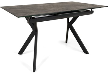 Обеденный раздвижной стол Бордо 1CX 140х85 (Oxide Nero/Графит) в Шадринске