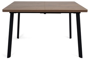 Кухонный раздвижной стол Дали-1L(ноги черные, дуб табако) в Шадринске - предосмотр 1
