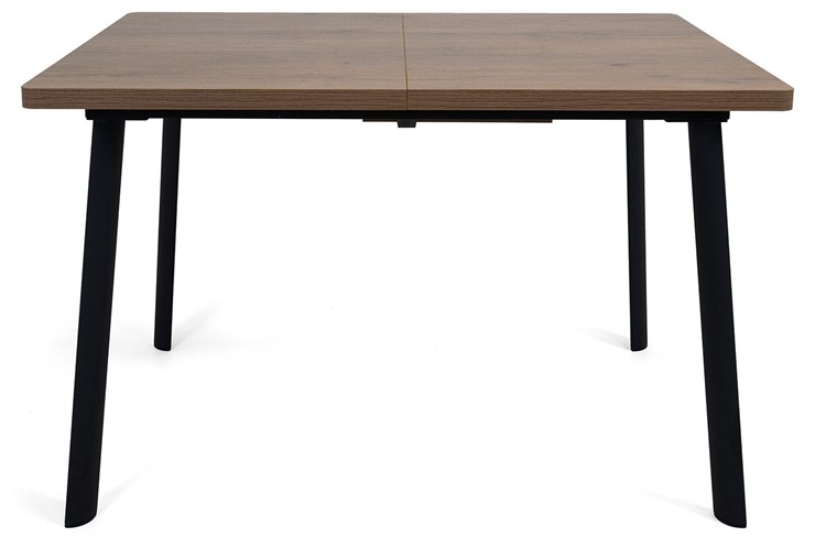 Кухонный раздвижной стол Дали-1L(ноги черные, дуб табако) в Шадринске - изображение 1