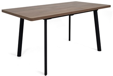 Кухонный раздвижной стол Дали-1L(ноги черные, дуб табако) в Шадринске - предосмотр 3