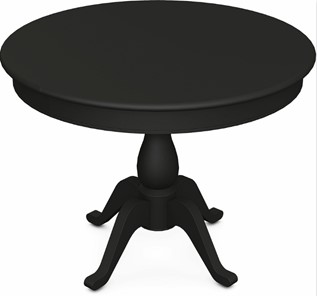 Обеденный раздвижной стол Фабрицио-1 исп. Круг 1000, Тон 12 Покраска + патина с прорисовкой (на столешнице) в Кургане