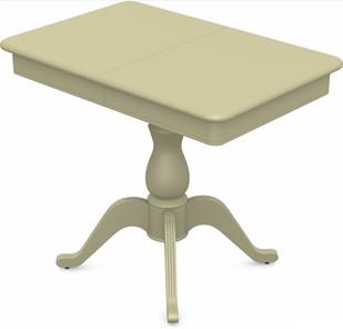 Обеденный раздвижной стол Фабрицио-1 исп. Мини 1100, Тон 10 Покраска + патина с прорисовкой (на столешнице) в Кургане