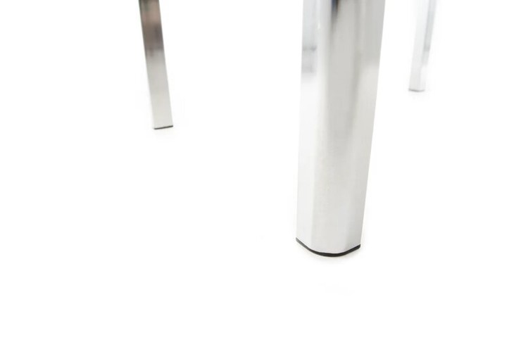 Обеденный раздвижной стол Гамбург исп. мини, Пластик (Дерево темное, опоры хром) в Кургане - изображение 4