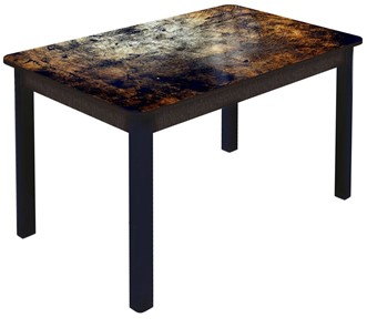 Раздвижной стол Гамбург Мини, ноги метал. крашеные №23 (Exclusive h103/венге) в Шадринске