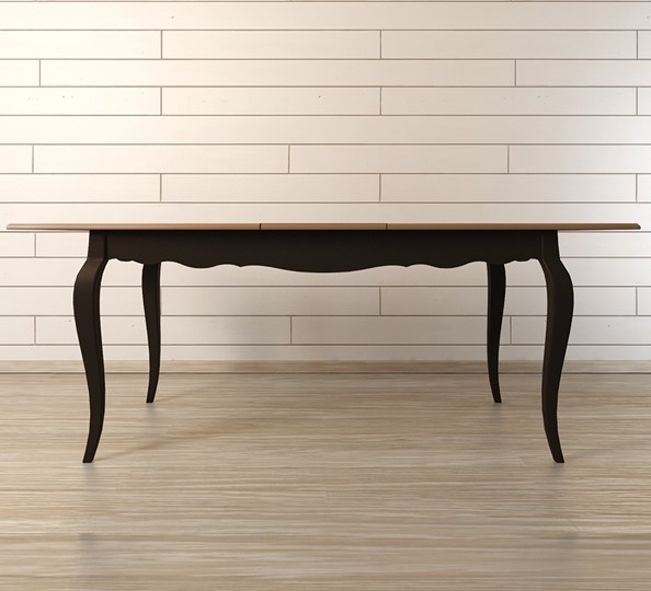 Кухонный раздвижной стол Leontina (ST9338BLK) Черный в Шадринске - изображение 1