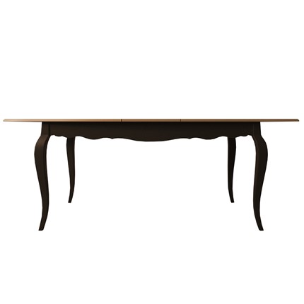 Кухонный раздвижной стол Leontina (ST9338BLK) Черный в Шадринске - изображение