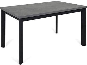 Раздвижной стол Нагано-3L (ноги черные, серый камень) в Шадринске