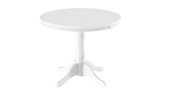 Кухонный стол раздвижной Орландо Т1, цвет Белый матовый (Б-111.02.1) в Шадринске - изображение