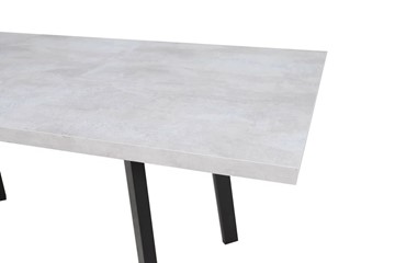 Раздвижной стол Робин, опоры прямые, цемент светлый в Шадринске - предосмотр 3