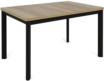 Кухонный стол раскладной Токио-2L (ноги металлические черные, дуб каньон) в Кургане
