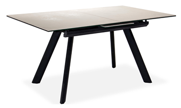 Кухонный стол раздвижной Бордо 3CQ 180х95 (Oxide Avorio/Графит) в Кургане - предосмотр