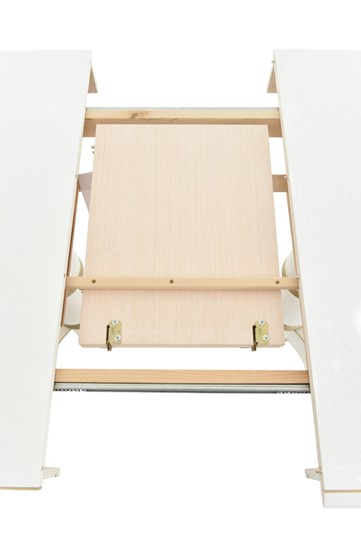 Кухонный стол раздвижной Фабрицио-2 исп. Овал 1600, Тон 40 (Морилка/Эмаль) в Кургане - изображение 4