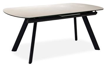 Кухонный стол раскладной Шамони 3CQ 180х95 (Oxide Avorio/Графит) в Шадринске - предосмотр