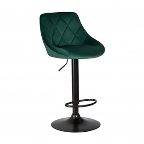 Барный стул с мягкой спинкой Престиж  WX-2397 велюр зеленый в Кургане