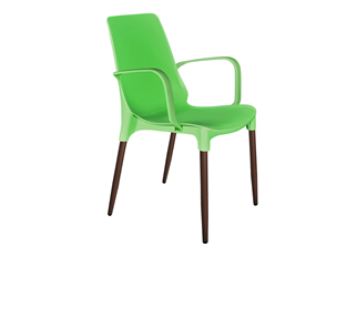 Кухонный стул SHT-ST76/S424-С (зеленый/коричневый муар) в Шадринске