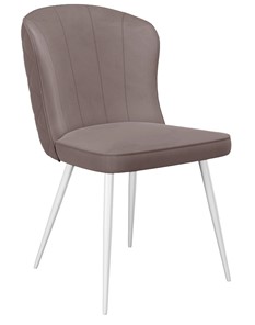 Мягкий стул 209, микровелюр B5 latte, ножки белые в Шадринске