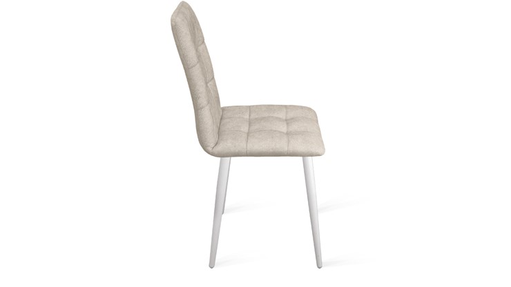 Кухонный стул Аспен К1С (Белый матовый/Микровелюр Duna Brilliant) в Шадринске - изображение 1