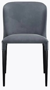 Обеденный стул dikline 275 С103 серый ножки черные в Шадринске