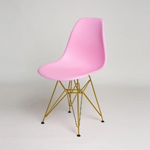 Обеденный стул DSL 110 Gold (розовый) в Кургане