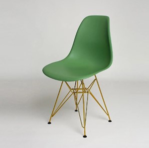 Обеденный стул DSL 110 Gold (темно-зеленый) в Кургане