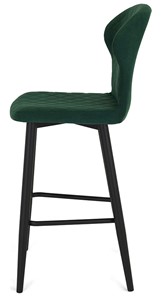 Обеденный стул Марио барный(Изумрудный Т189/ноги черные) в Шадринске - предосмотр 1