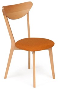 Кухонный стул MAXI (Макси), бук/ткань 86x48,5x54,5 Оранжевый/натуральный бук арт.19592 в Шадринске