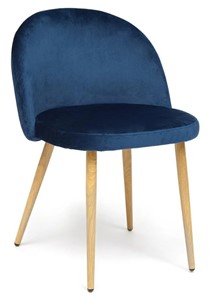 Кухонный стул MELODY (mod. 4997) 52х49х78 темно-синий/натуральное дерево в Шадринске