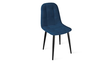 Кухонный стул Райс К1С (Черный муар/Велюр Confetti Blue) в Кургане