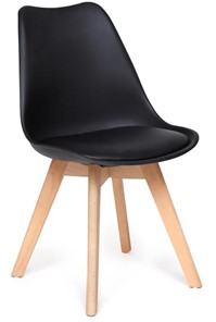 Обеденный стул TULIP (mod. 73) 48,5х52,5х83 черный арт.14210 в Шадринске
