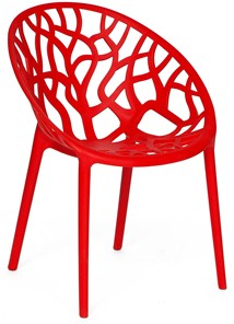 Кресло кухонное BUSH (mod.017) пластик 60*58,5*80 красный, арт.11726 в Кургане