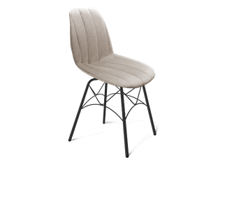 Обеденный стул SHT-ST29-С1 / SHT-S107 (лунный камень/черный муар) в Кургане