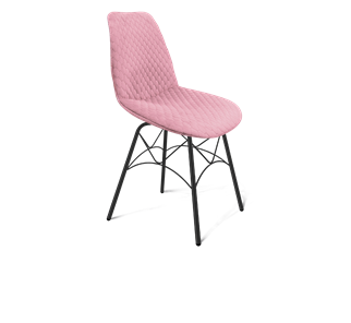 Обеденный стул SHT-ST29-С22 / SHT-S107 (розовый зефир/черный муар) в Шадринске