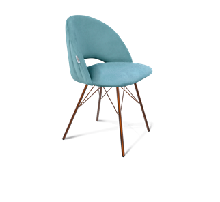 Обеденный стул SHT-ST34-1 / SHT-S37 (голубая пастель/медный металлик) в Шадринске