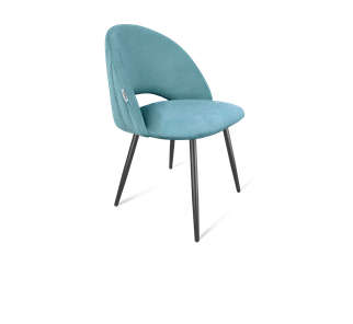 Обеденный стул SHT-ST34-1 / SHT-S95-1 (голубая пастель/черный муар) в Шадринске