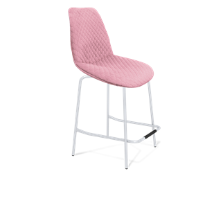 Полубарный стул SHT-ST29-С22 / SHT-S29P-1 (розовый зефир/хром лак) в Кургане