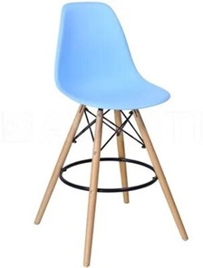 Барный стул DSL 110 Wood bar (голубой) в Шадринске