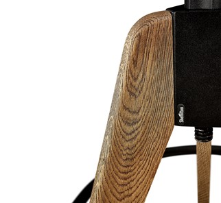Барный стул SHT-ST29-C12/S92 (ежевичное вино/брашированный коричневый/черный муар) в Кургане - предосмотр 6