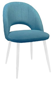 Обеденный стул 217 V16 голубой/белый в Кургане