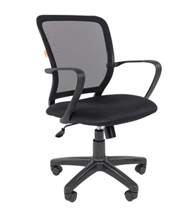 Кресло офисное CHAIRMAN 698 black, ткань, цвет черный в Шадринске